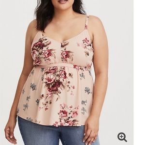 Torrid Pink Floral Cami